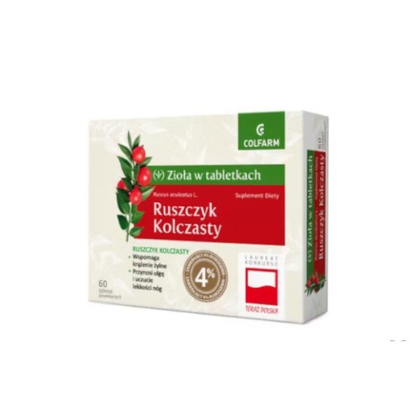 Metzgerbesen Ruszczyk 60 Tablets for Venous Circulation and Healthy Legs