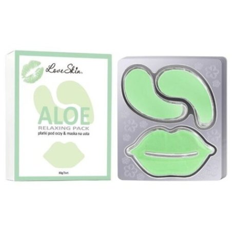 Relaxing Pack Lip Mask Aloe Eye Patches 5 Pieces