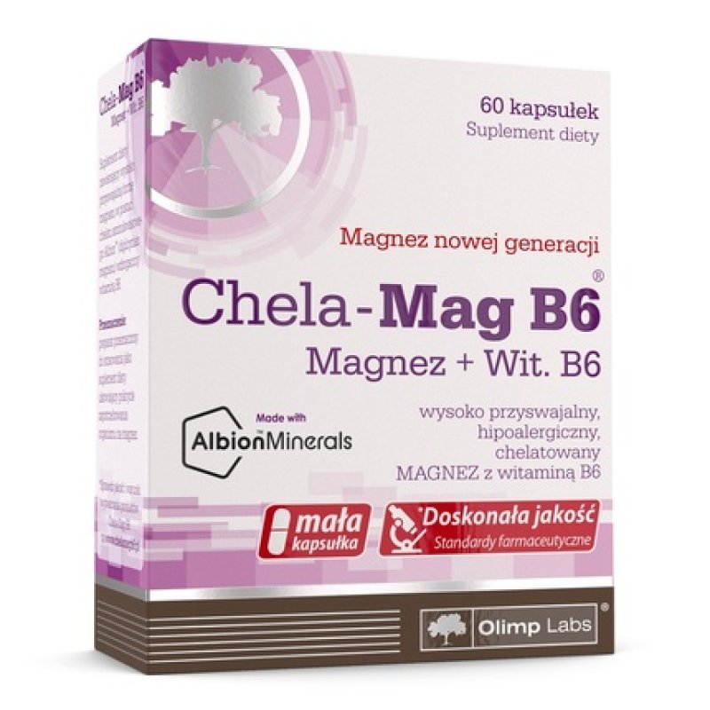 Olimp Labs Chela Mag B6 Dietary Supplement 60 Capsules