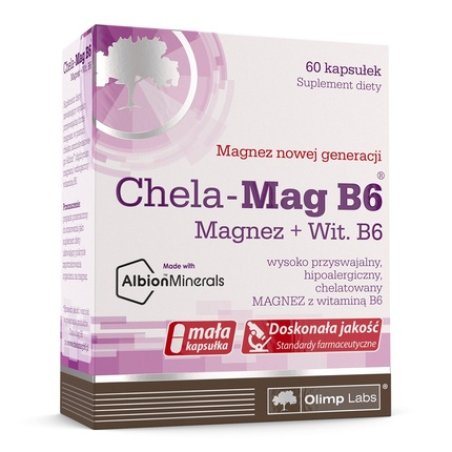 Olimp Labs Chela Mag B6 Dietary Supplement 60 Capsules