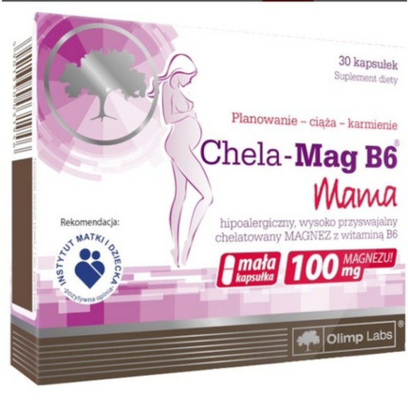 Magnesium Chela-Mag B6 Supplement for Nervous System, Stress, and Muscle Cramps