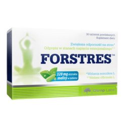 Forstres 30 Tablets for Stress, Tiredness, and Positive Mood