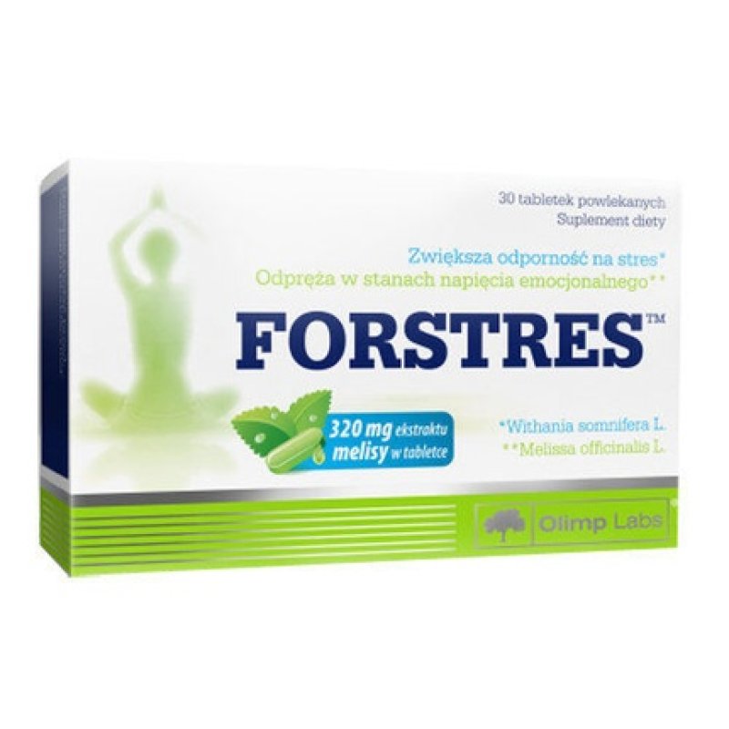 Forstres 30 Tablets for Stress, Tiredness, and Positive Mood