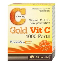 Olimp Gold Vit C 1000 Forte Immune System Antioxidant Vitamin C 60 Caps