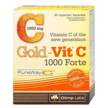 Olimp Gold Vit C 1000 Forte Immune System Antioxidant Vitamin C 60 Caps