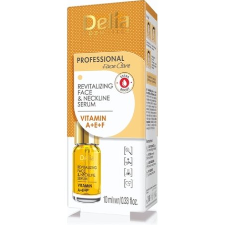 Delia Cosmetics Vitamins A E F Serum Intensive Anti-wrinkle and Revitalizing Treatment for all Skin Types 10ml