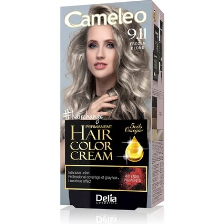 Cameleo Permanent Hair Colour Cream Frozen Blonde Intensive Color & Protection 5 Oils Omega Plus Acids Professional