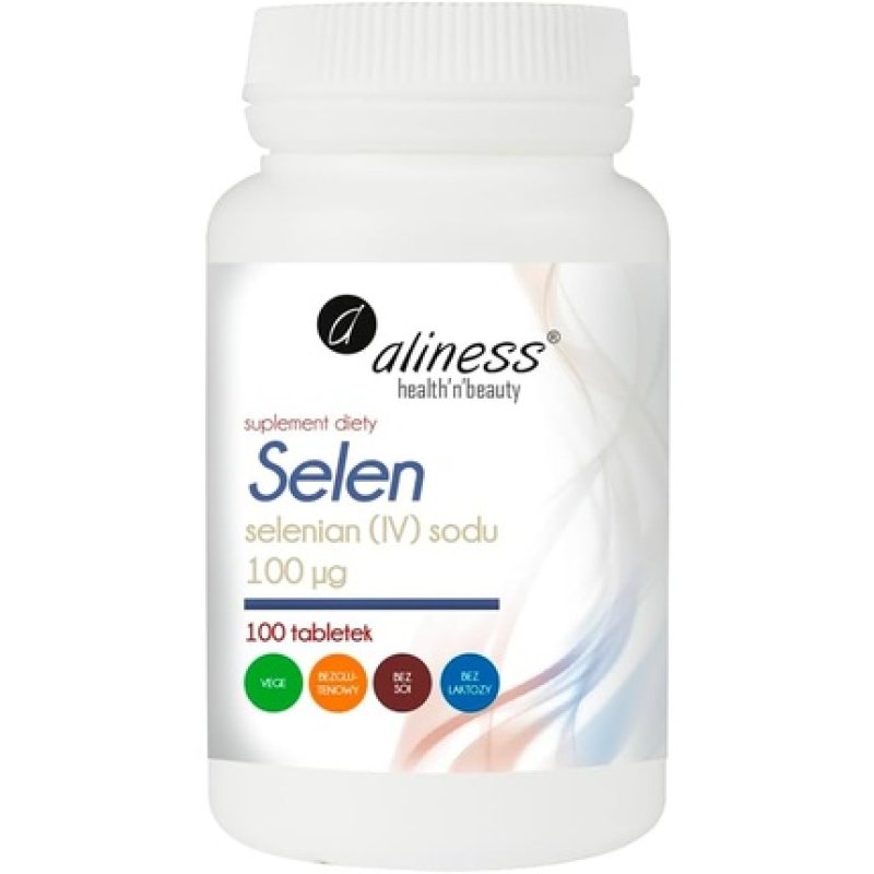 Selen Sodium Selenate (IV) 100mcg 100 Tablets Aliness