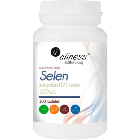 Selen Sodium Selenate (IV) 100mcg 100 Tablets Aliness