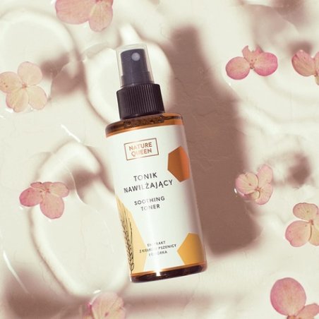 Nature Queen Face Toner Moisturizing Essence 150ml - pH Balancing and Intensively Hydrating Flower Water