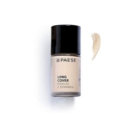 Paese Long Cover Silk Foundation for Dry Skin 01n Porcelain 30ml