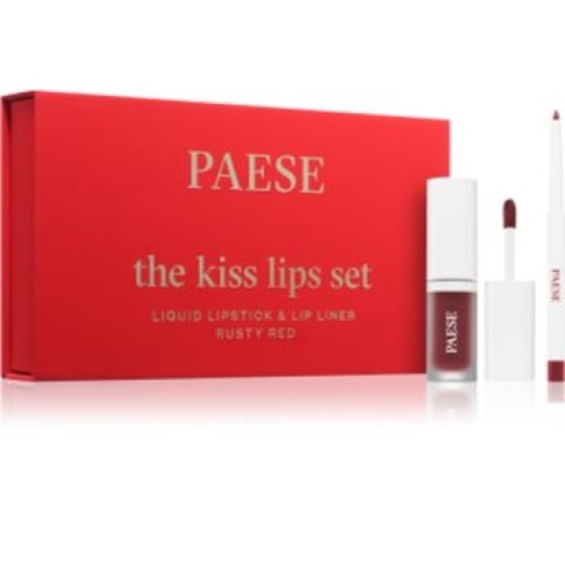 Paese The Kiss Lips Set Rusty Red 3 Ml - A Beautiful Lip Set In A Rusty Red Shade