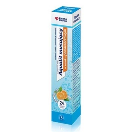 Health Family Orange Flavored Effervescent Tablets - 24 Tablets