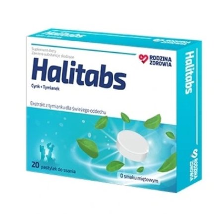 Family Health Halitabs - 20 Lozenges For Long-Term Validity