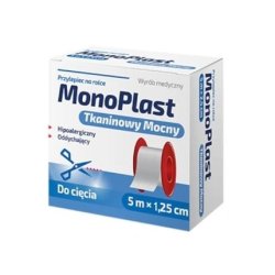 Monoplast Fabric Adhesive Tape 5 M X 1.25 Cm, 1 Piece