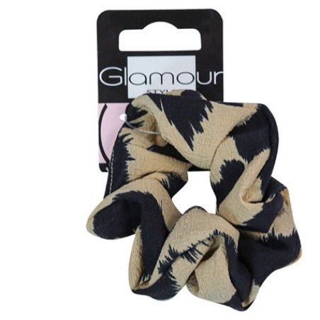 Glamour Scrunchie Hair Tie Leopard Print