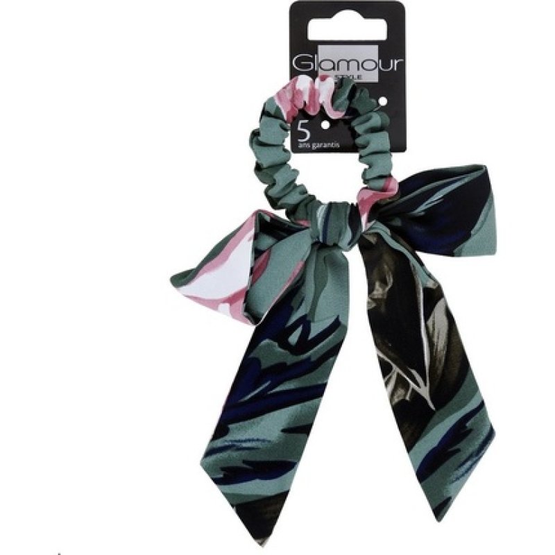 Green Collection Hair Bow With Flower Bow