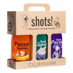 LAQ Shots! Men's Cleansing Gift Set 3x 500ml