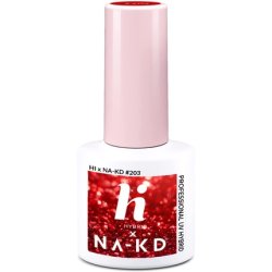 Hi Hybrid 203 Red Elements Glitter UV Gel Nail Polish 5ml