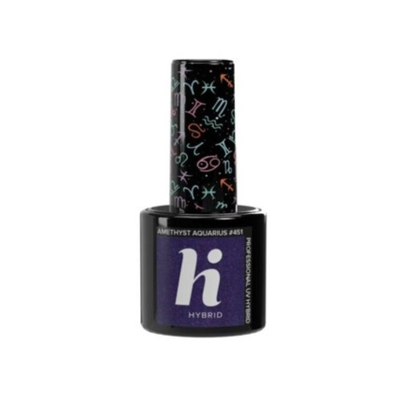 Hi Hybrid Nail Polish Zodiac No. 451 Amethyst Aquarius 5ml