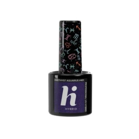 Hi Hybrid Nail Polish Zodiac No. 451 Amethyst Aquarius 5ml