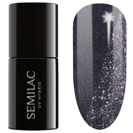 Semilac UV Nail Polish Hybrid 399 Dark & Spark 7ml Day & Night Collection