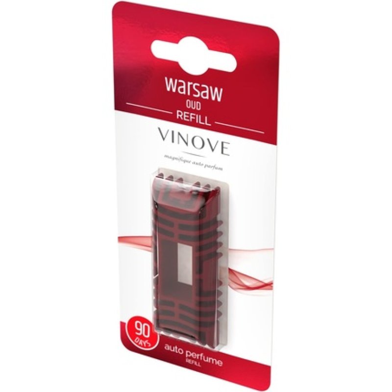 VINOVE V08-11-WARSAW-REFILL Natural Car Air Freshener Luxury Perfume Refill