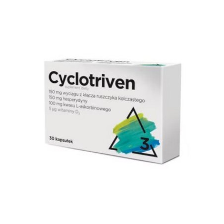 Cyclotriven 30 Capsules for Circulation and Heavy Restless Legs with Hesperidin