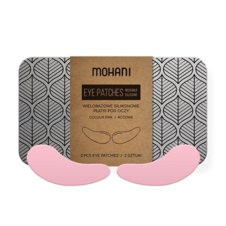 Mohani Reusable Silicone Eye Pads Pink 2 Pieces