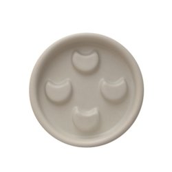 Mohani Lunula Ceramic Soap Dish Gray
