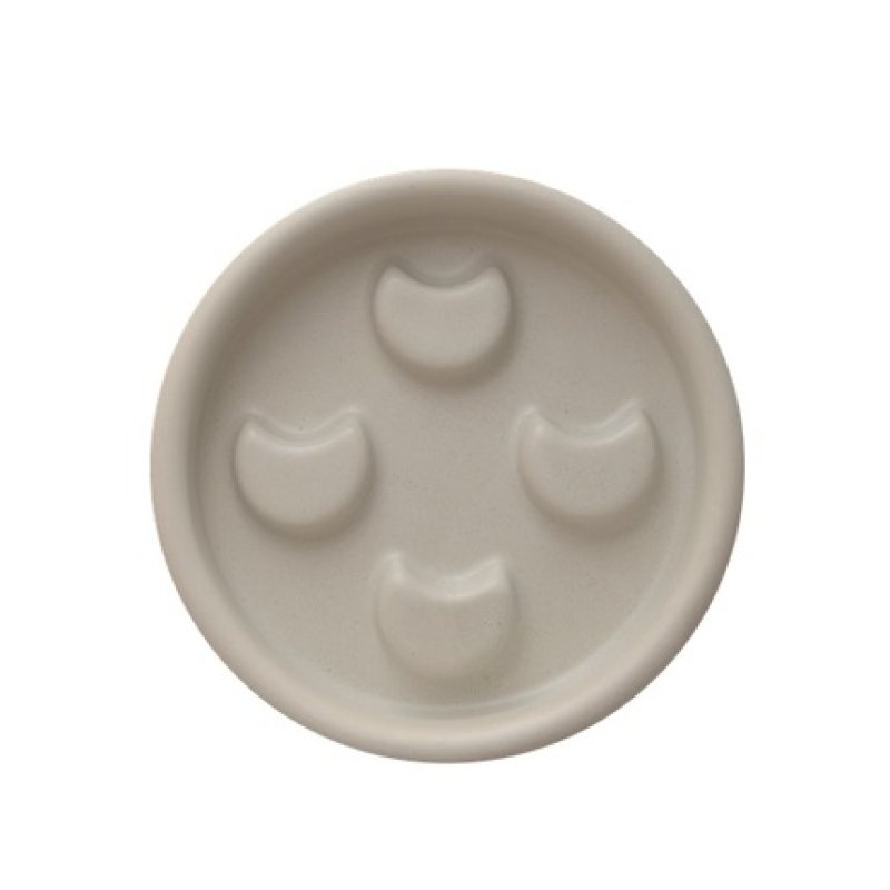 Mohani Lunula Ceramic Soap Dish Gray