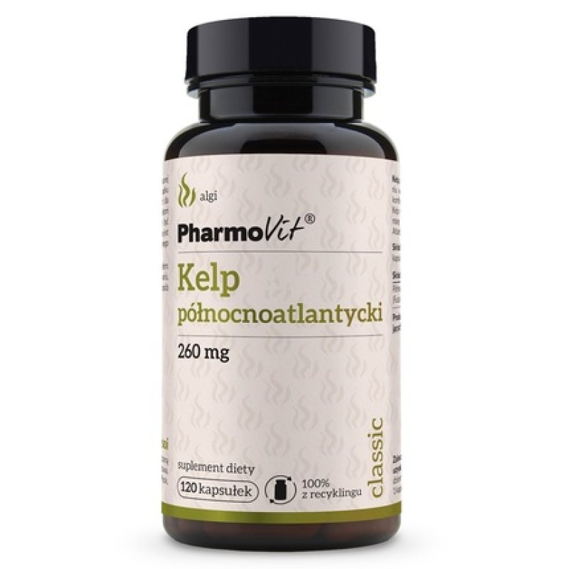 Pharmovit North Atlantic Kelp Dietary Supplement 120 Capsules