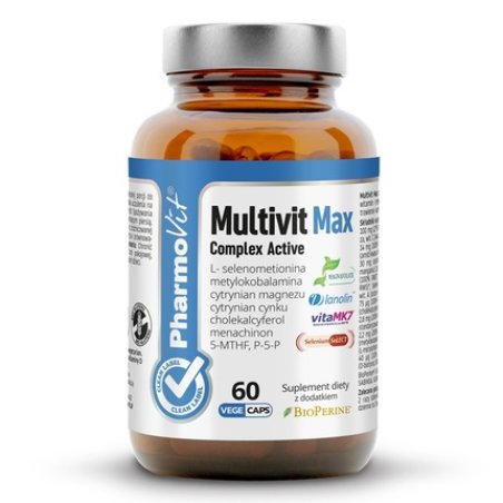 Pharmovit Multivit Max Complex Active Dietary Supplement 60 Capsules