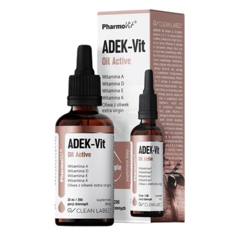Pharmovit Adek-Vit Oil Active Dietary Supplement In Drops 30ml