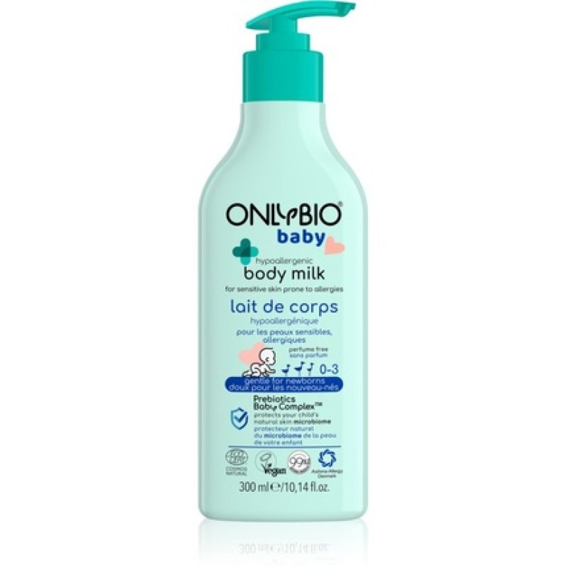OnlyBio Hypoallergenic Body Lotion for Babies 300 ml