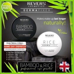 Bamboo Rice Mattifying Loose or Pressed Powder for Smooth & Matte Makeup Finish