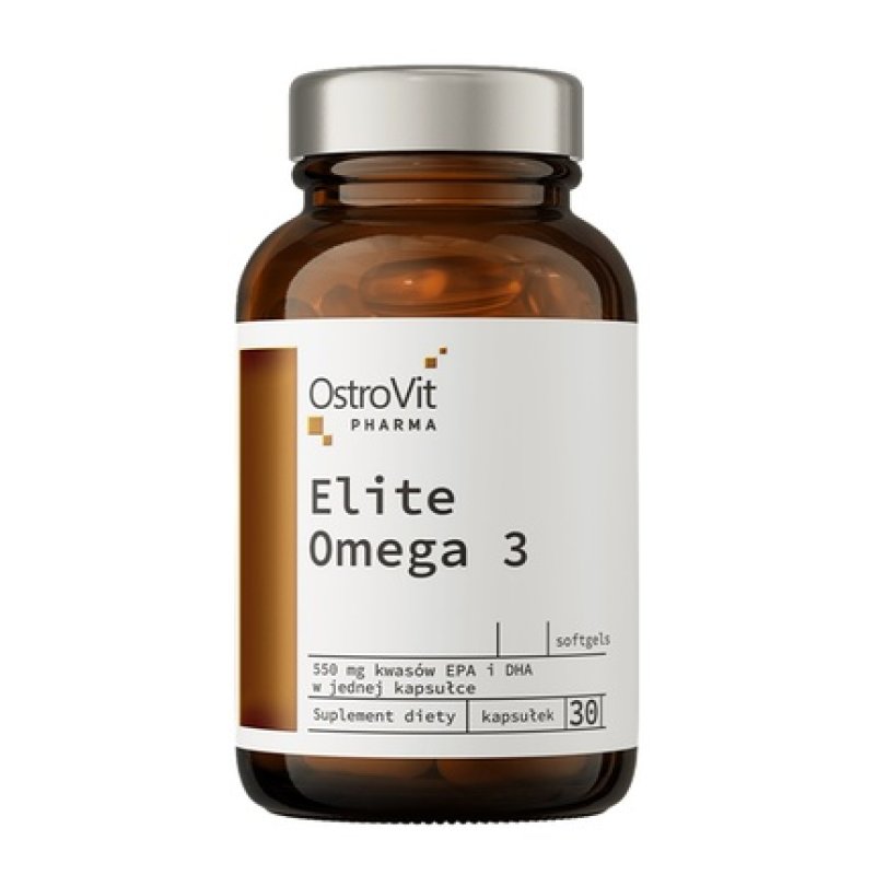 Ostrovit Pharma Elite Omega 3 Dietary Supplement 30 Capsules