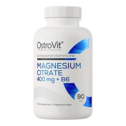 Ostrovit Magnesium Citrate 400 Mg Vitamin B6 Dietary Supplement 90 Tablets