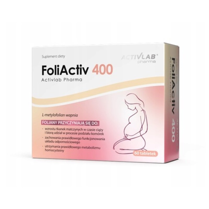 Activlab Pharma Foliactiv 400 - 60 Tablets