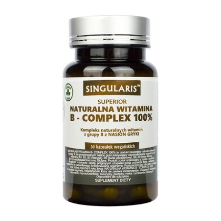 Singularis Superior Natural Vitamin B-Complex 100% - 30 Capsules