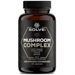 Solve Labs Mushroom Complex Dietary Supplement 60 Capsules