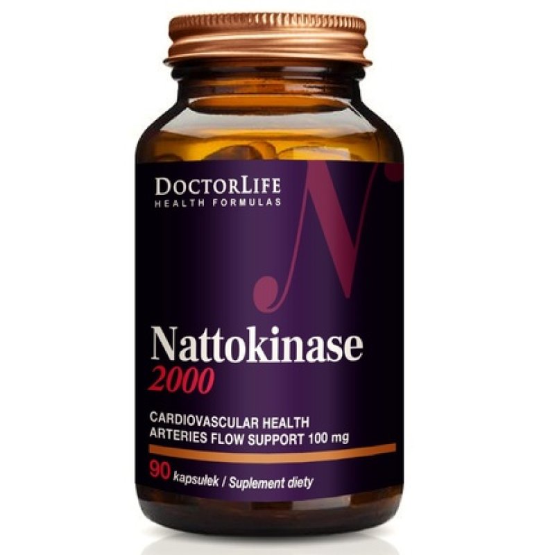 Doctor Life Nattokinase 2000 100mg Dietary Supplement 90 Capsules