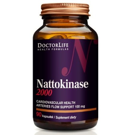 Doctor Life Nattokinase 2000 100mg Dietary Supplement 90 Capsules