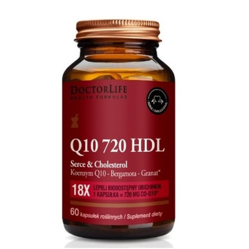 Doctor Life Doctor Life Q10 720 Hdl Heart Cholesterol Dietary Supplement 60 Capsules