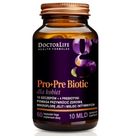 Doctor Life Women's Probiotic - 14 Strains 4 Prebiotics, 60 Capsules