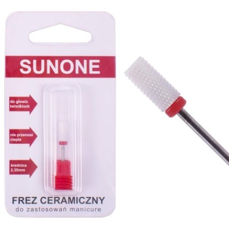 Sunone Milling Cutter Ceramic Roller Fine Hybrid Gel 14895 White