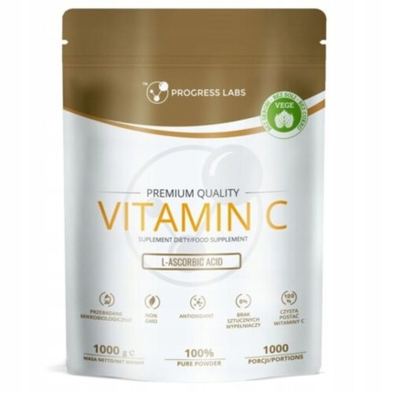 100% Vitamin C Powder 1kg Pure L-Ascorbic Acid Non-GMO Vegan