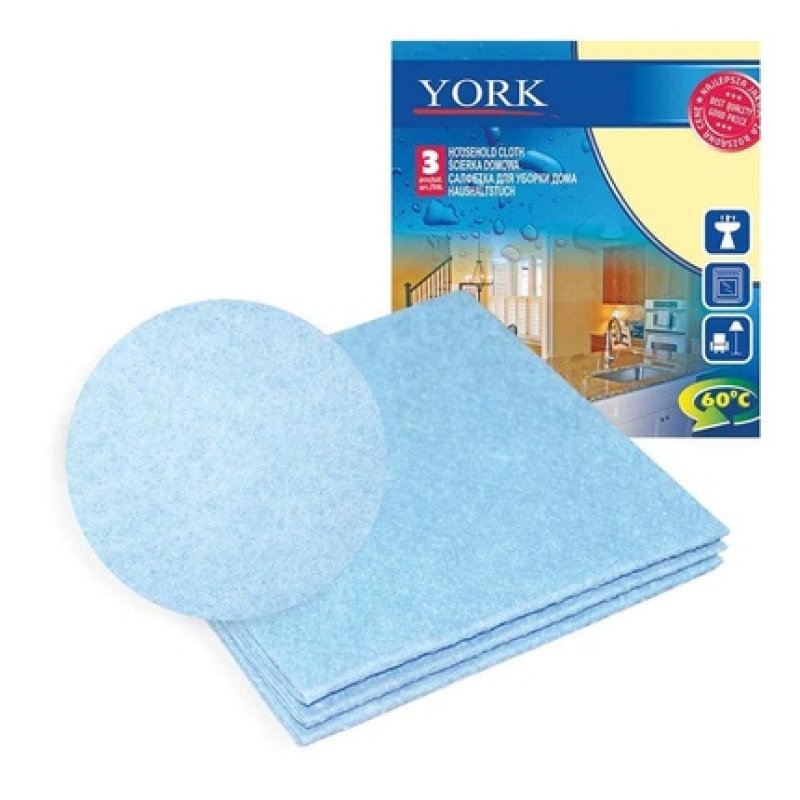 York YSCIEDOM Household Cloths 35x35 Size - Pack of 3
