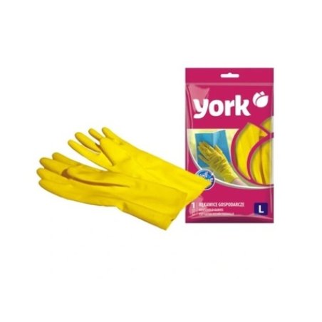 York Premium Large-Size Household Rubber Gloves - Superior Cleaning Protection