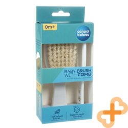 Canpol Baby Newborn Soft Brush and Comb White 7/406